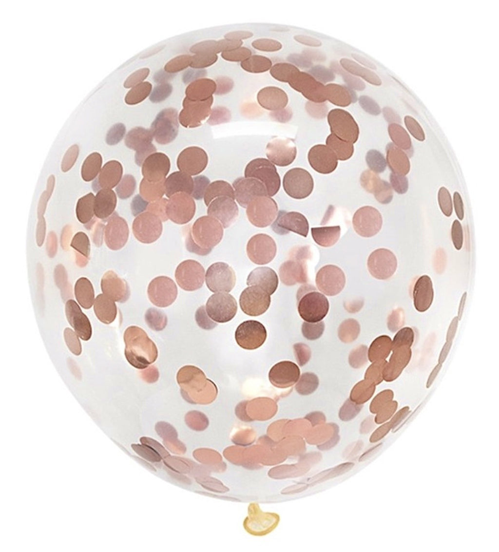 Enhjørning Ballongbukett, Rose Gold