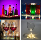Varmhvite LED lys til flasker og glass
