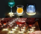 Varmhvite LED lys til flasker og glass