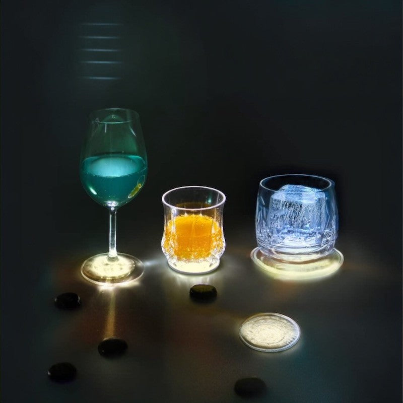 Varmhvite LED lys til flasker og glass