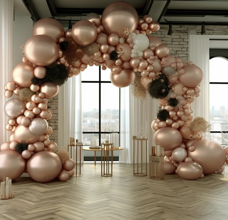 Rose Gold Metallic, 20 stk
