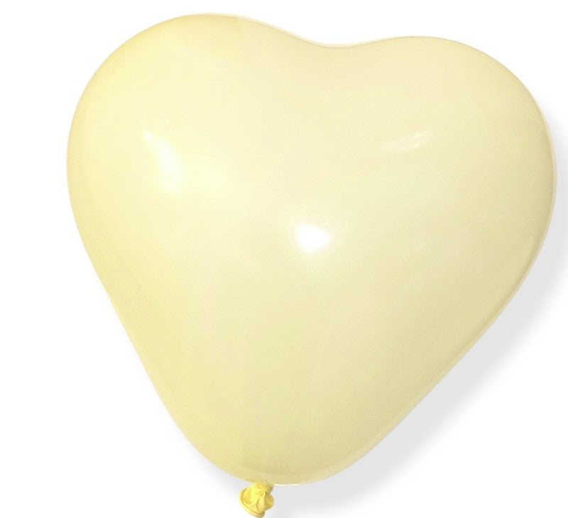 Gule Ballonghjerter, 20 stk