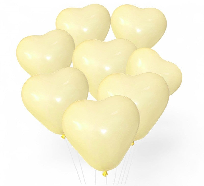 Gule Ballonghjerter, 20 stk