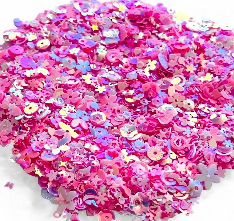Rosa Shimmer Bordkonfetti