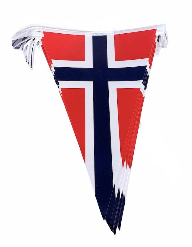 Festvimpel Norske Flagg