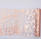 Rose Gold Glitter Bordløper, 9 meter