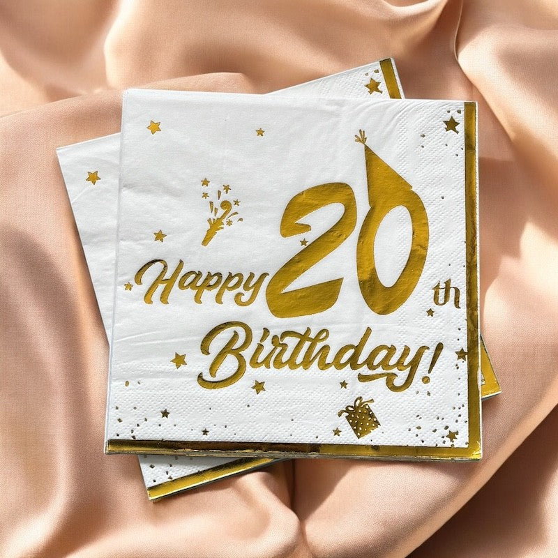 Servietter, 20 år