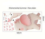 Elefant med Rosa Sommerfugler