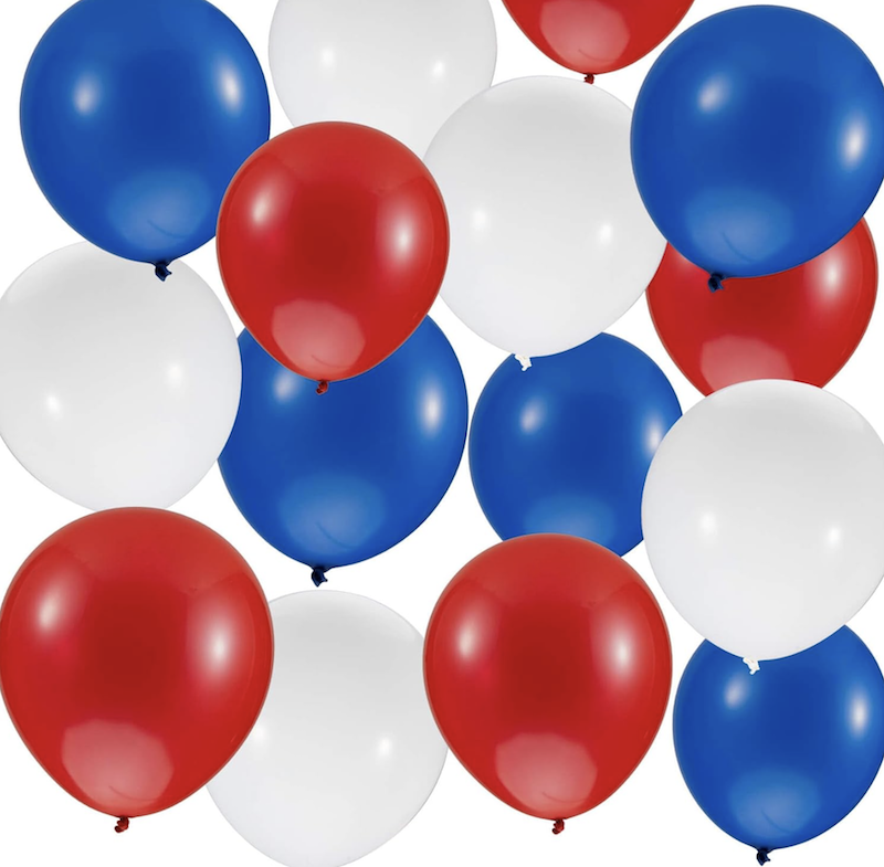 Ballonger i Rødt, Hvitt og Blått