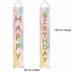 Bursdagsbannere, Pastell