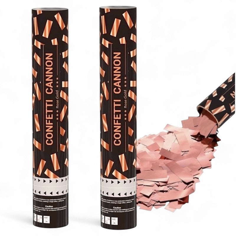Konfettikanon Rose Gold, 2 stk