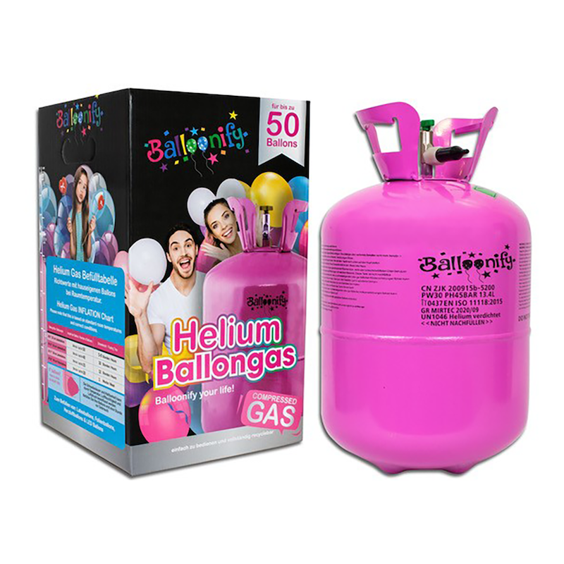 Helium til 50 Ballonger