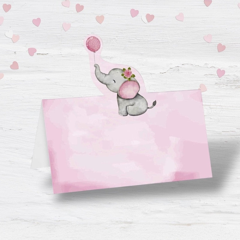 Rosa Elefant Bordkort