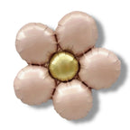 Kremfargede Folieblomster, 2 stk
