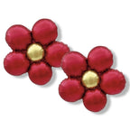 Mørkerosa Folieblomster, 2 stk