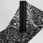 Sort Glitter Bordløper, 9 meter