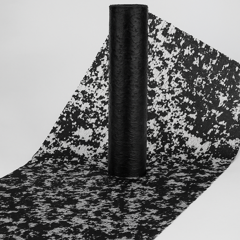 Sort Glitter Bordløper, 9 meter