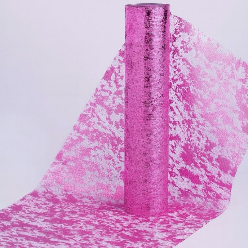 Rosa Glitter Bordløper, 9 meter