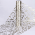 Sølvglitter Bordløper, 9 meter