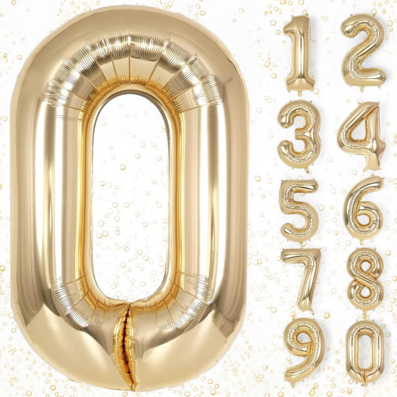 Champagne Tallballonger, 1 meter høye