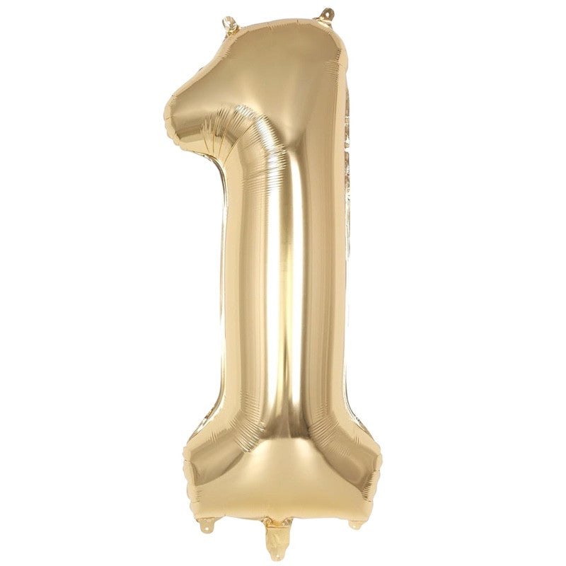 Champagne Tallballonger, 1 meter høye