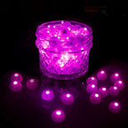 Rosa LED kuler, 10 stk
