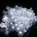 Hvite LED kuler, 10 stk