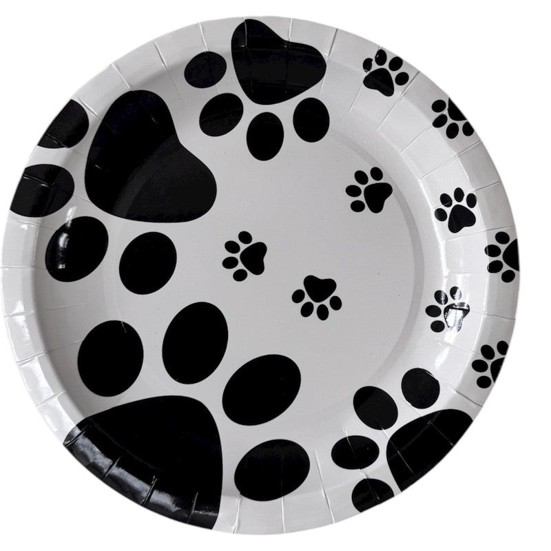 Sorte Poter Tallerkner, 23 cm