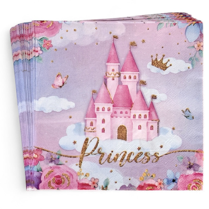 Prinsesse Papirservietter, 24 stk
