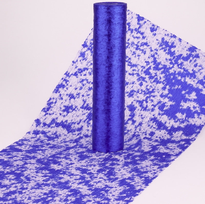 Blå Glitter Bordløper, 9 meter