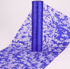 Blå Glitter Bordløper, 9 meter