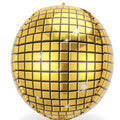 Stor Gullglitter Discokule Folieballong