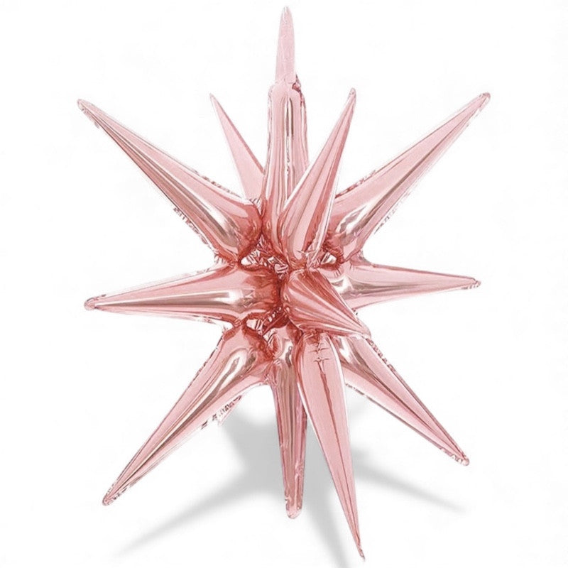 Lyserosa 3D Foliestjerne