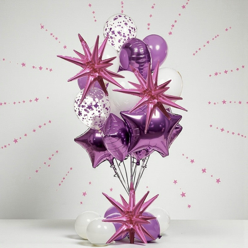 Rosa 3D Foliestjerne