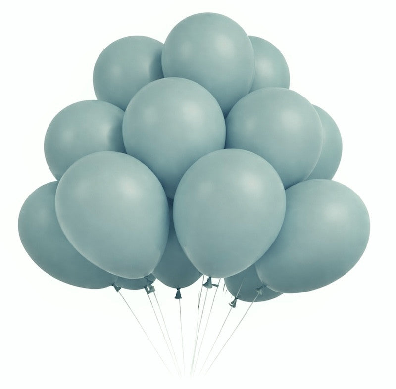 Ocean Blue Ballonger, 20 stk