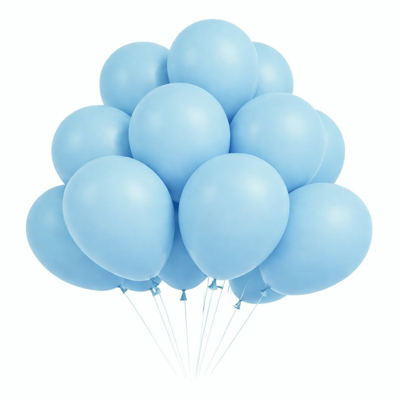 Himmelblå Ballonger, 20 stk