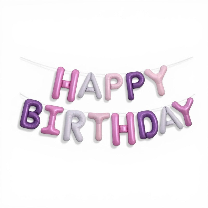 Lilla Mix Happy Birthday Foliebanner