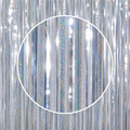 Sølv Perlemor Glittergardin