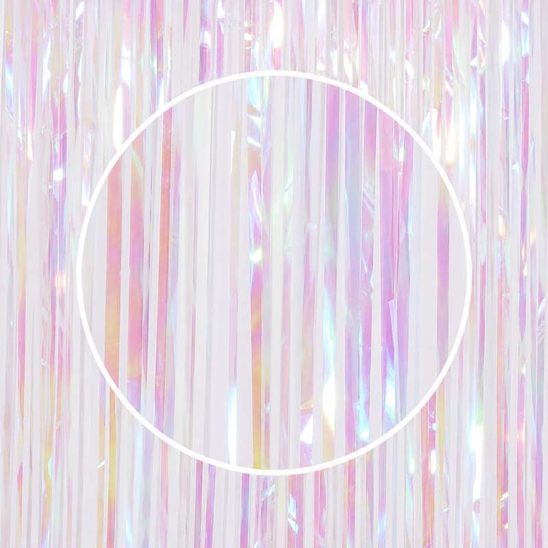 Perlemorshimmer Glittergardin