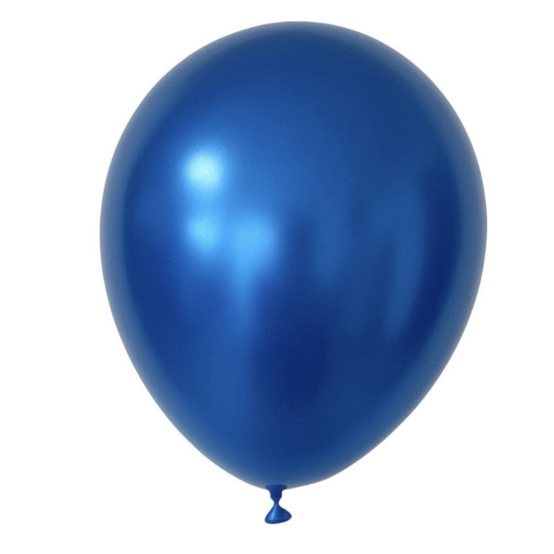 Blå Metallicballong