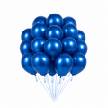 Blå Metallic Ballonger, 20 stk