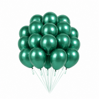 Grønne Metallic Ballonger, 20 stk