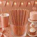 Rose Gold Papirsugerør