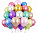 Metallic Mix Ballonger, 30 stk