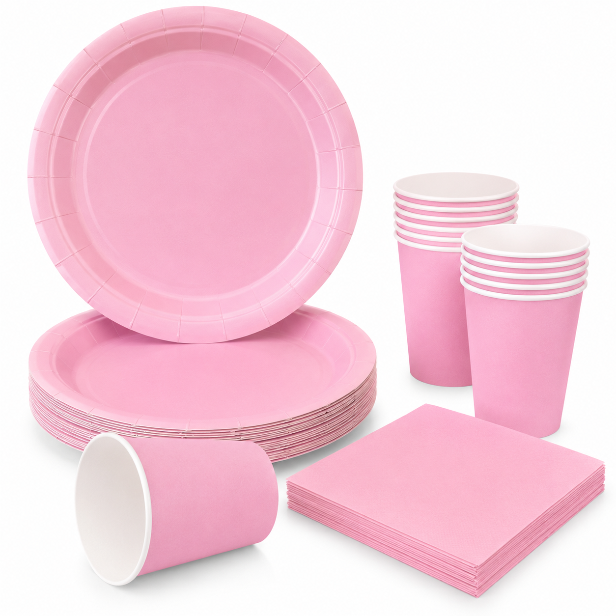 Rosa Bordpakke, 20 stk