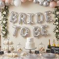 Sølv Bride to Be Foliebanner