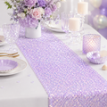 Lavendel Glitter Bordløper, 2.75 meter
