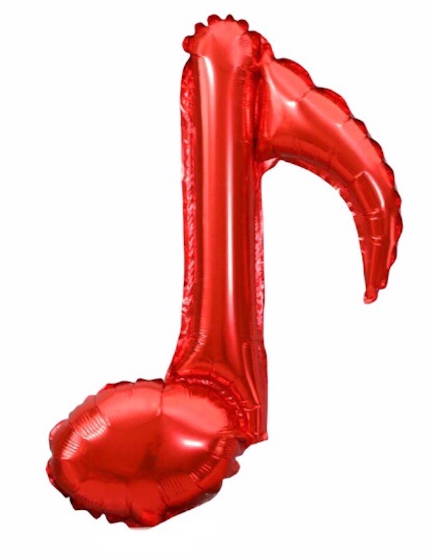Enkel note Folieballong