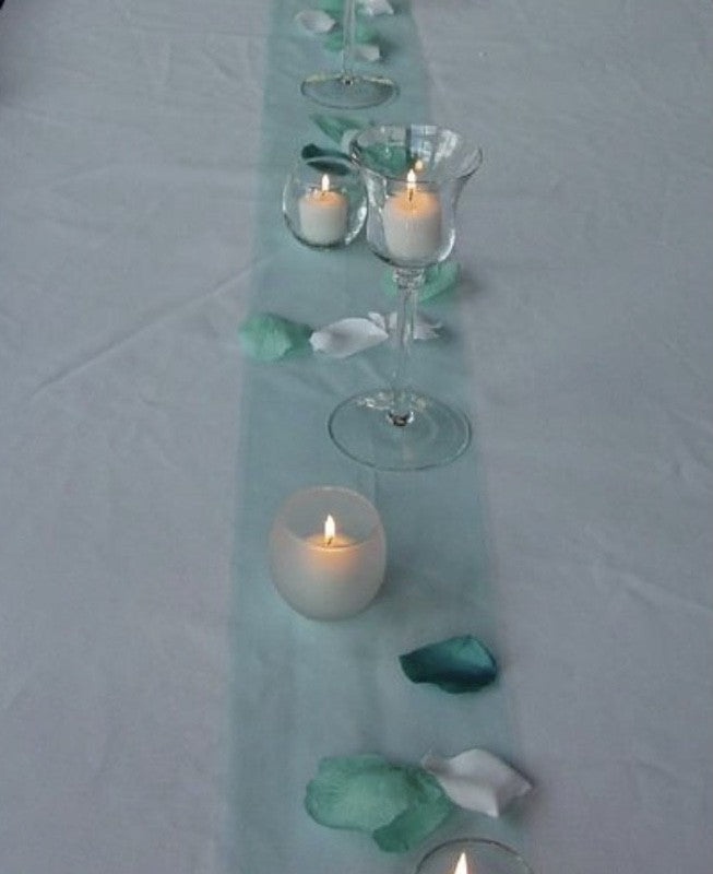 Aqua Organza Bordløper, 20 meter