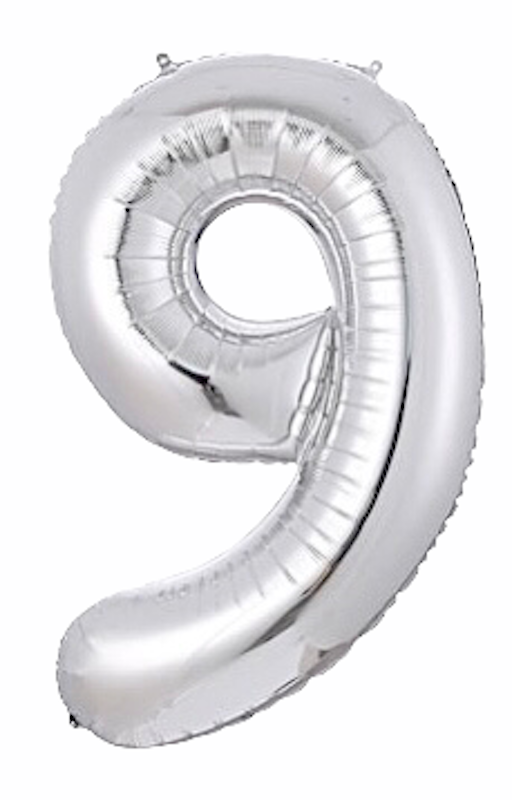 Sølv Tallballonger, 1 meter høye